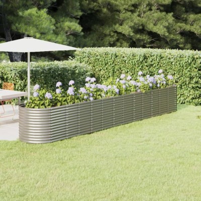 High garden bed, silver,...
