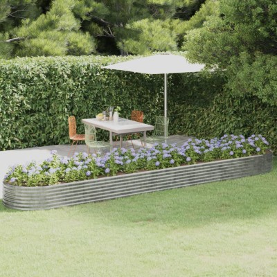 High garden bed, silver,...