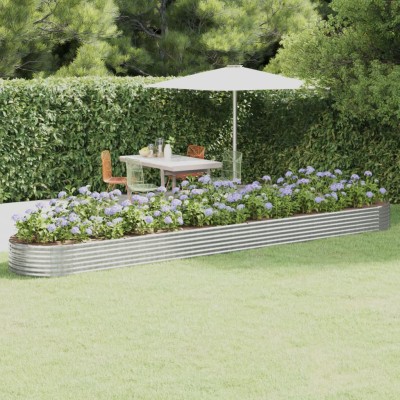 High garden bed, silver,...