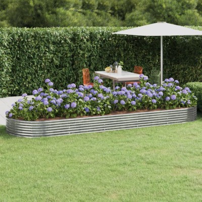 High garden bed, silver,...