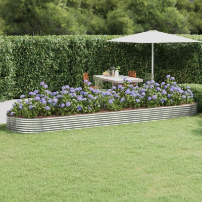 High garden bed, silver,...