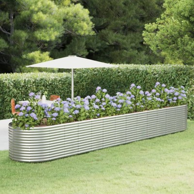 High garden bed, silver,...