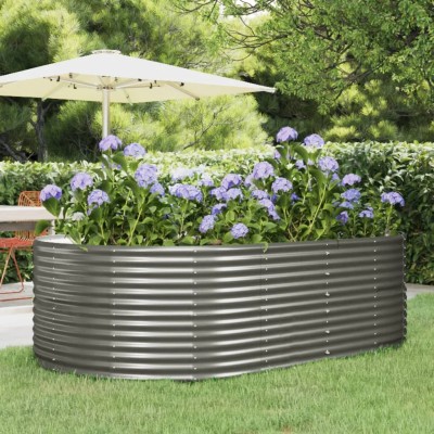 High garden bed, grey,...