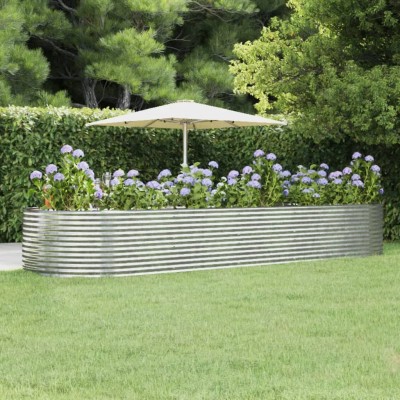 High garden bed, silver,...