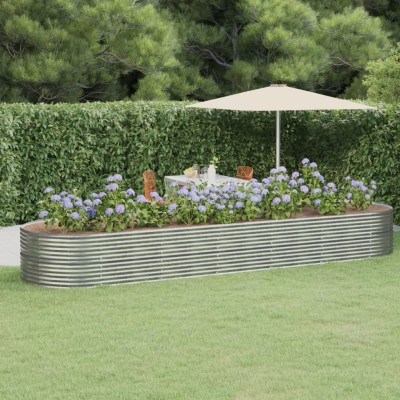 High garden bed, silver,...