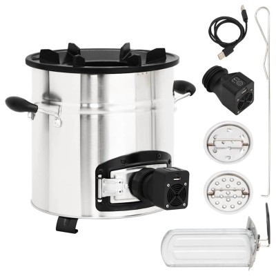 Oven stove, silver,...