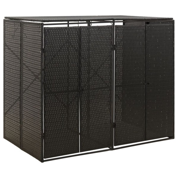 Storey Containers, Black, 140x80x117cm, polished, double