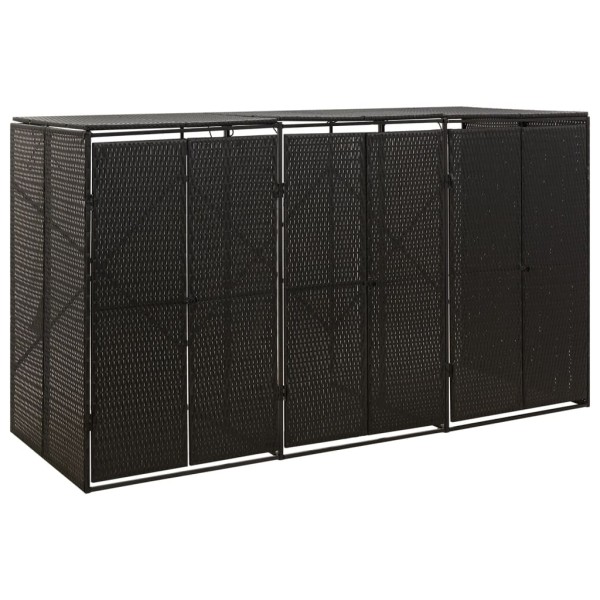 Stonehouse, black, 207x80x117cm, polished, triple