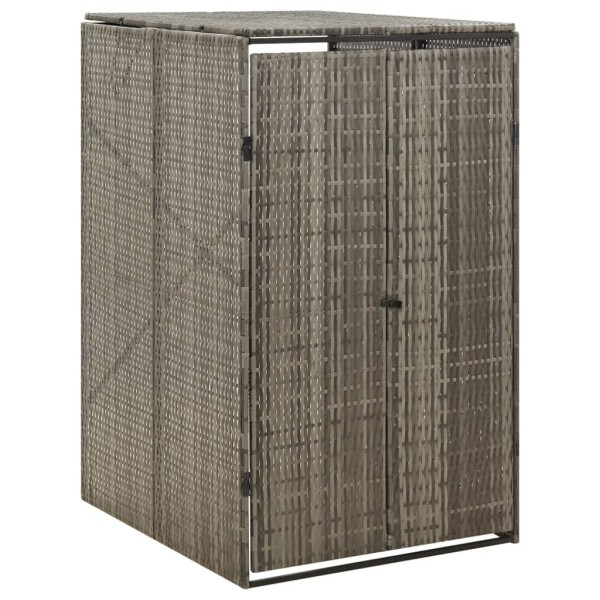 Stonehouse, grey, 70x80x117cm, polattan, single