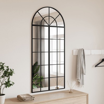 Wall mirror, black,...