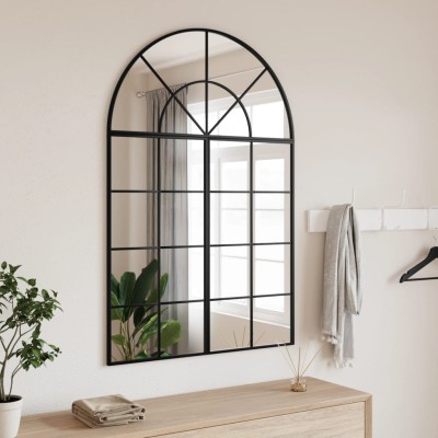 Wall mirror, black,...