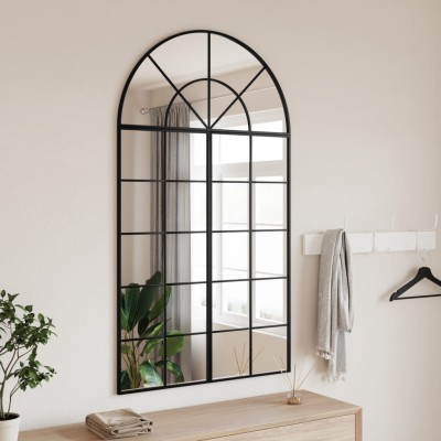 Wall mirror, black,...