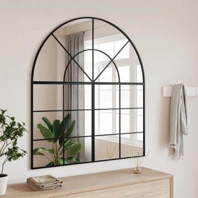 Wall mirror, black,...