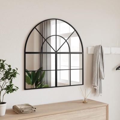 Wall mirror, black,...