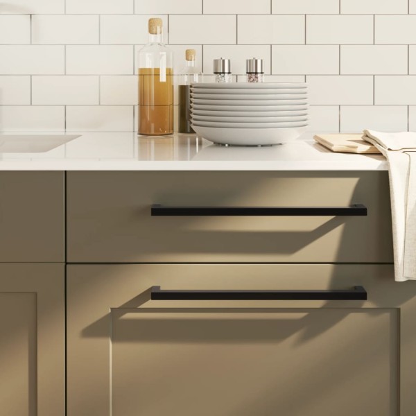 Cabinet handles, 20pcs., black, stainless steel