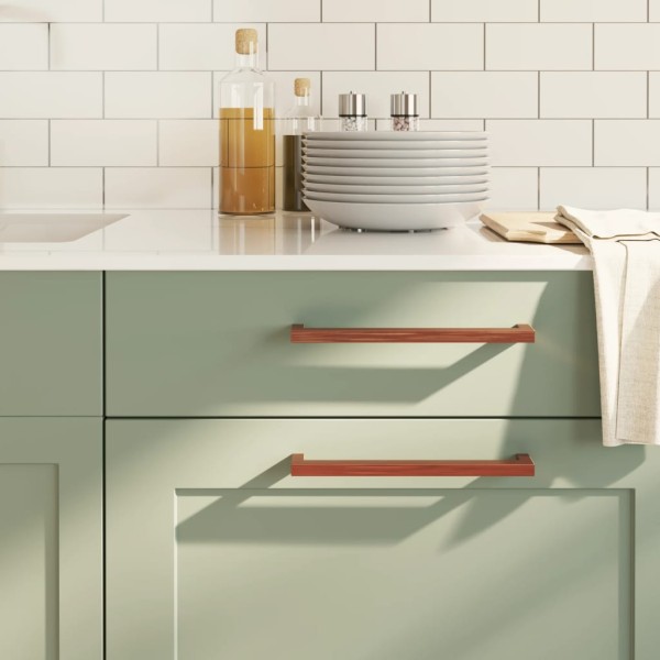 Cabinet handles, 20pcs., bronze, stainless steel