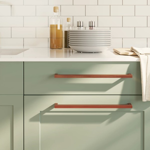 Cabinet handles, 20pcs., bronze, stainless steel
