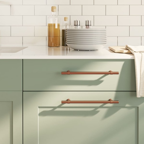 Cabinet handles, 20pcs., bronze, stainless steel