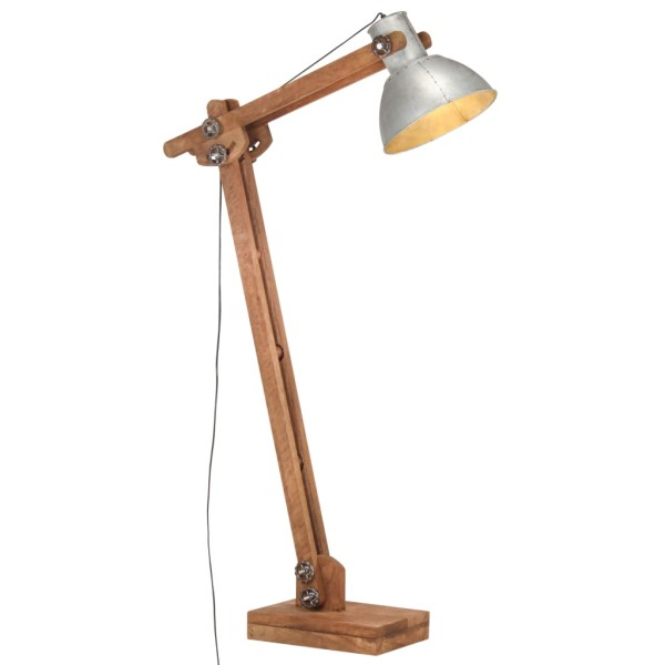 Torsher, silver color, mango wood array, E27