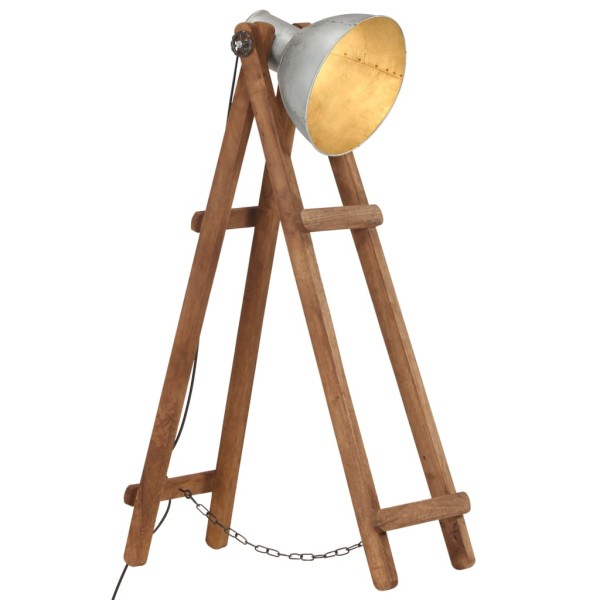 Torsher, silver color, mango wood array, E27