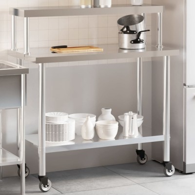 Kitchen Desktop with shelf...