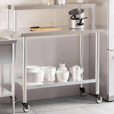 Kitchen Desktop with shelf...