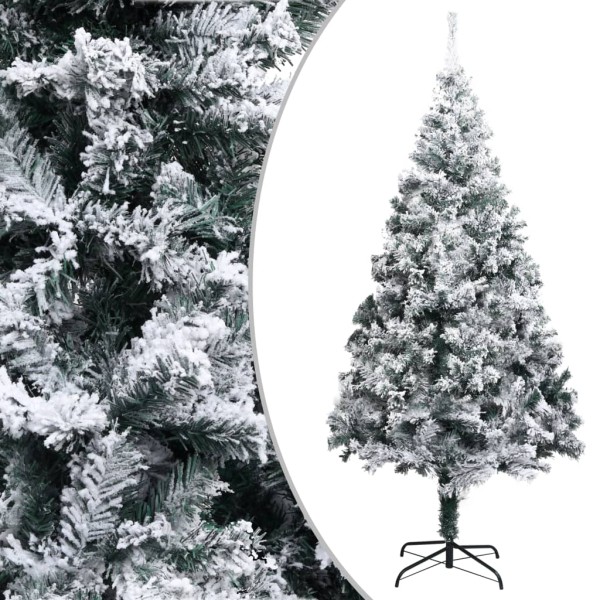 Artificial Christmas tree with snow, green, 240cm, PVC