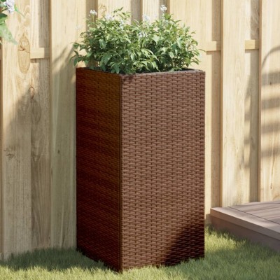 Garden beds, 2pcs., brown,...