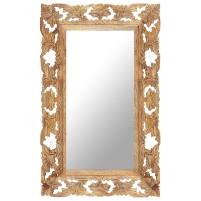 Mirror, brown, 80x50cm,...