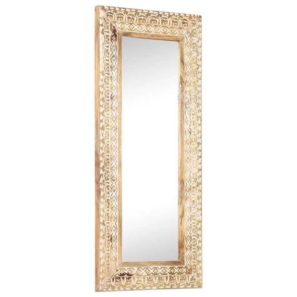 Mirror, 110x50x2,6cm, mango array, carved by hand
