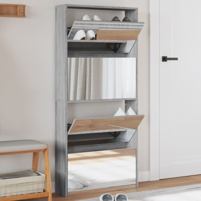 Shoe locker with mirror, 4...
