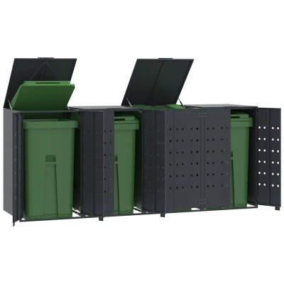 Station for 4 containers,...