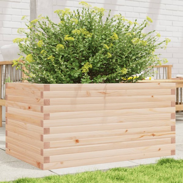Garden trough, 90x60x46cm, pine wood array