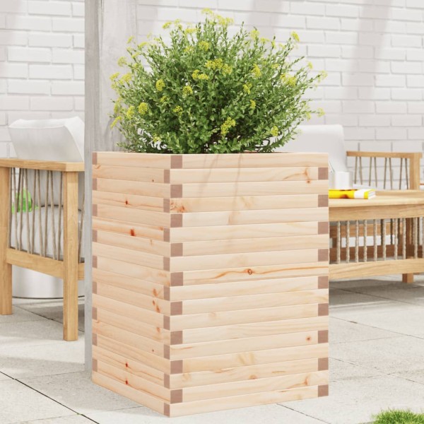 Garden trough, 50x50x68,5cm, pine wood array