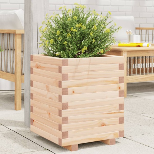 Garden trough, 40x40x49,5cm, pine wood array