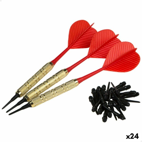 Darts Aktive 14 cm Metall Plastmass 24 Ühikut