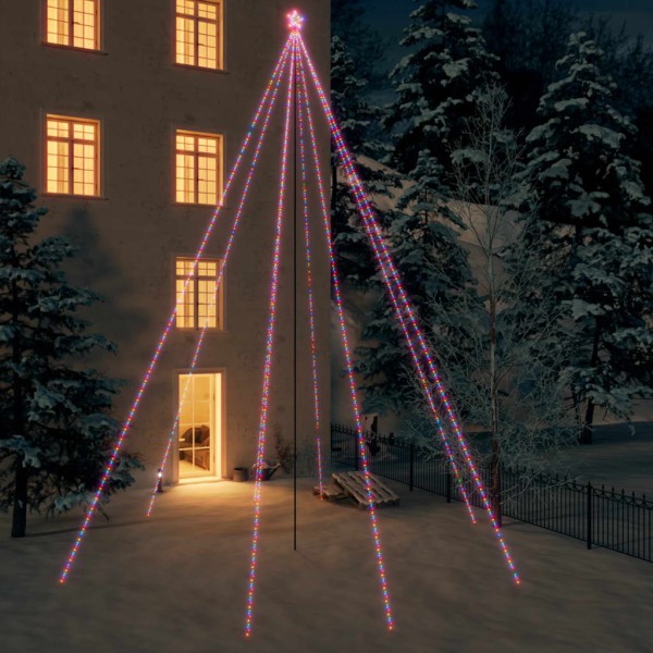 LED Christmas tree Interior 1300 LED Colorful 8 m
