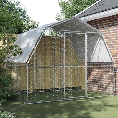 Cage for chickens with roof...
