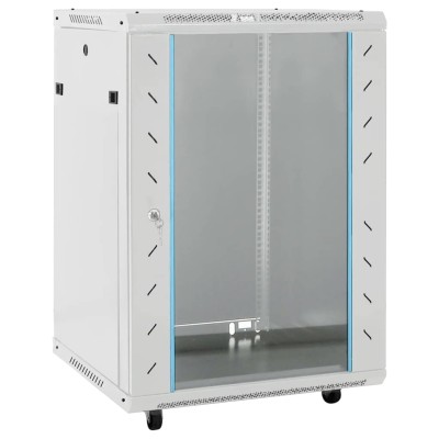 15U Switch cabinet, grey,...