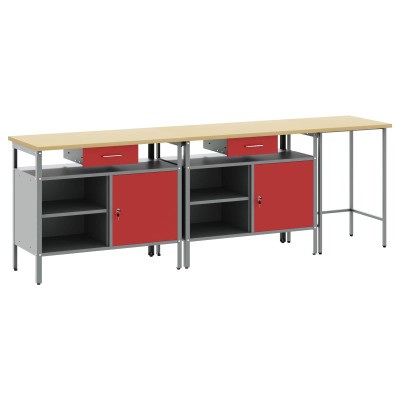 Desktop set with drawer 3...
