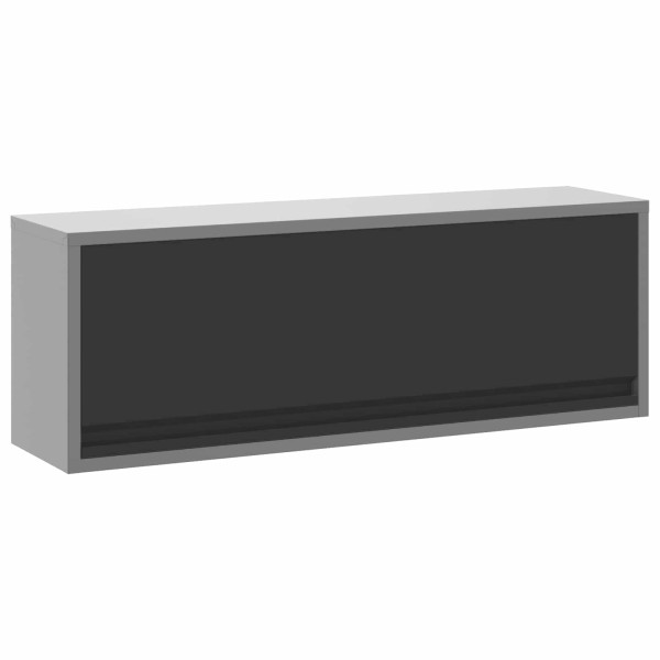 Work cabinet set with storage 10 pcs Black