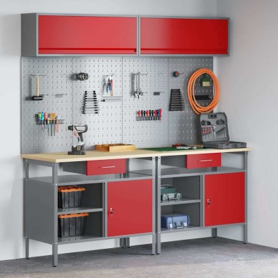 Desktop set with drawers 8...