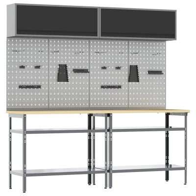 Desktop set with shelf 8...