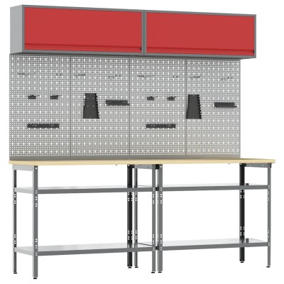 Desktop set with shelf 8...