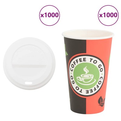 vida XL paper coffee cups...