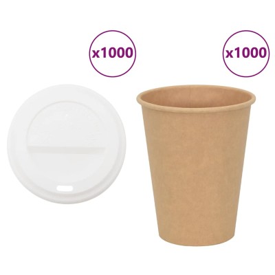 vida XL paper coffee cups...