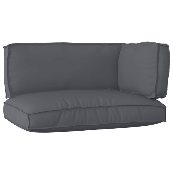 Pallet pillow set 3 pcs Anthracite Oxford fabric