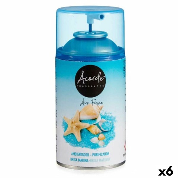 Air Freshener Refills Acorde 55322 Jūras brīze 250 ml (6 gb.)