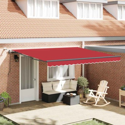 Umbrella Fabric with Red...
