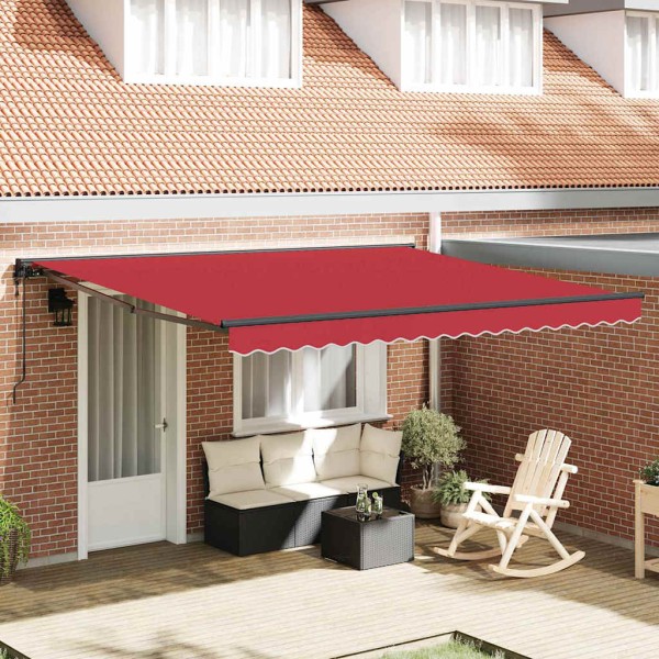 Pull out Marquise Red 400 × 300 cm Polyester and Metal